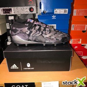 Adidas X Bape cleats black camo